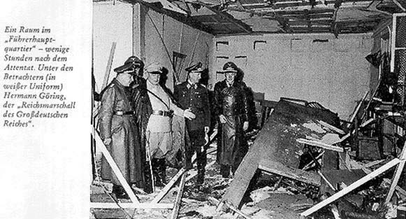 Die Wolfsschanze nach dem Attentat